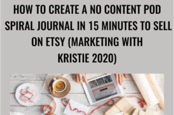How To Create A No Content POD Spiral Journal in 15 Minutes To Sell On Etsy - Kristie Chiles