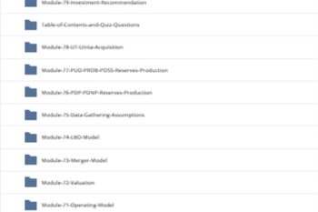 Oil and Gas Modeling - Breaking Into Wall Street