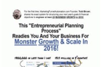 The Entrepreneurial Planning Process - Todd Brown