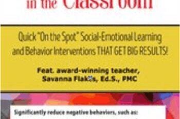Disruptive Behaviors in the Classroom: Quick On the Spot Social... - Savanna Flakes