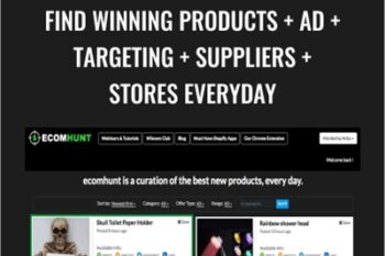 Find Winning Products + Ad + Targeting + Suppliers + Stores Everyday - Ecomhunt