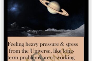 Feeling heavy pressure and stress from the Universe