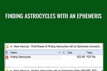 Finding Astrocycles with an Ephemeris - Hans Hannula