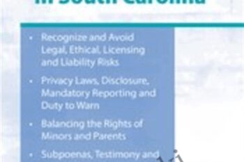 Legal and Ethical Issues in Behavioral Health in South Carolina - R. Alan Powell