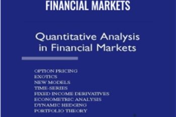 Quantitative Analysis in Financial Markets - Marco Avellaneda