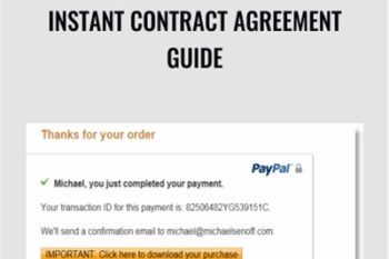 Instant Contract Agreement Guide - Michael Senoff