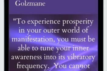 Raising your Level of Prosperity Consciousness from struggle (below 200) to ease (over 200) - Micheael Davis Golzmane