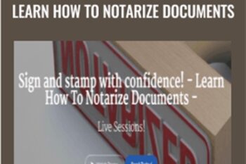 Sign and stamp with confidence!-Learn How To Notarize Documents - Andre C Hatchett