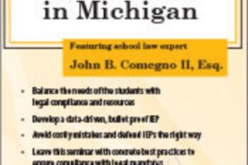 Special Education Law in California - John B. Comegno II