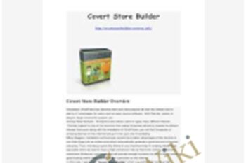 WP Covert Store Builder - Soren Jordansen