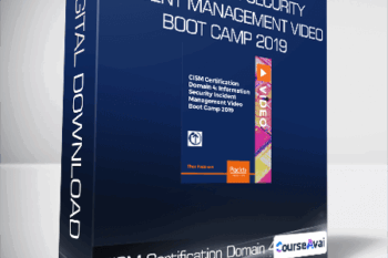 CISM Certification Domain 4- Information Security Incident Management Video Boot Camp 2019