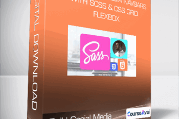 Build Social Media Navbars with SCSS & CSS Grid & FlexBox