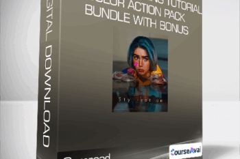 Gumroad - Geo’s Retouching Tutorial + Color Action pack Bundle with BONUS