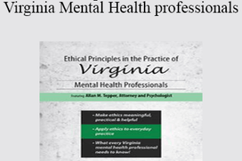 Allan M Tepper - Ethical Principles in the Practice of Virginia Mental Health Professionals
