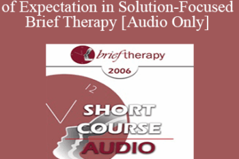 [Audio Only] BT06 Short Course 03 - The Use of Expectation in Solution-Focused Brief Therapy - Michael Reiter