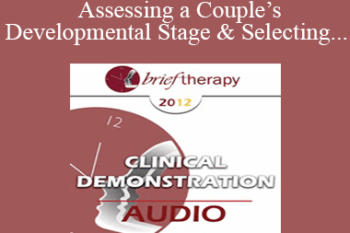 [Audio] BT12 Clinical Demonstration 10 - Assessing a Couple’s Developmental Stage & Selecting High-Impact Interventions - Ellyn Bader