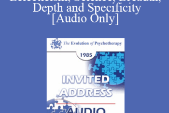 [Audio] EP85 Invited Address 01a - The Need for Technical Eclecticism