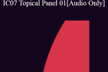 [Audio] IC07 Topical Panel 01 - Depression - Jorge Abia
