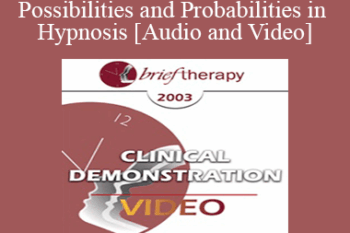 [Audio and Video] BT03 Clinical Demonstration 09 - Possibilities and Probabilities in Hypnosis - Michael Yapko