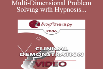 [Audio and Video] BT06 Clinical Demonstration 07 - Multi-Dimensional Problem-Solving with Hypnosis - Michael Yapko