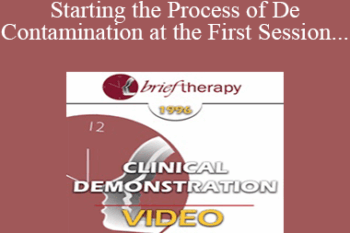 BT96 Clinical Demonstration 17 - Starting the Process of De-Contamination at the First Session - Muriel James