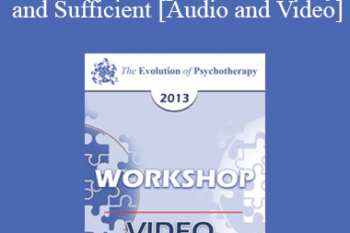 EP13 Workshop 07 - Necessary and Sufficient: The Key Elements of Lasting Change in Couple Therapy - Sue Johnson