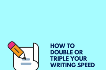 David Steele - How to Triple Your Writing Speed