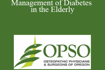 Michael Shannon - Rational Goal-Setting and Management of Diabetes in the Elderly
