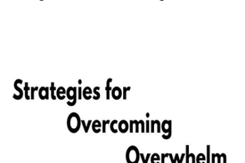 Paul Blackburn - Strategies for Overcoming Overwhelm