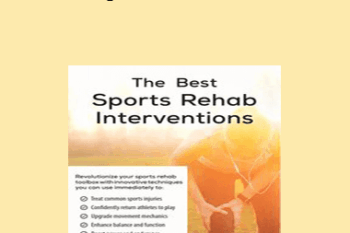 Shaun Goulbourne - The Best Sports Rehab Interventions