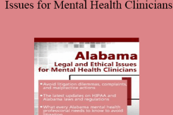 Susan Lewis - Alabama Legal and Ethical Issues for Mental Health Clinicians