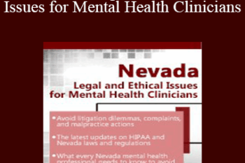Susan Lewis - Nevada Legal and Ethical Issues for Mental Health Clinicians
