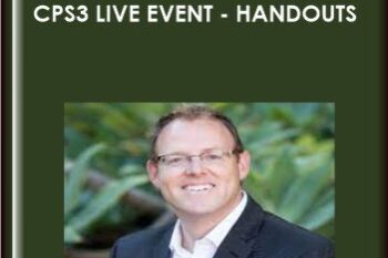 CPS3 Live Event  -  Handouts  -  Jonathan Zabrocki