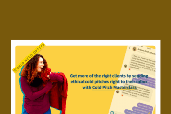 Cold Pitch Masterclass + Cold Pitch Playbook  -  Bree Weber