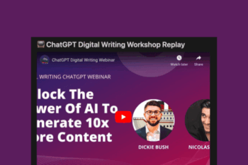Generate 10x More Content Using AI  -  Dicke Bush