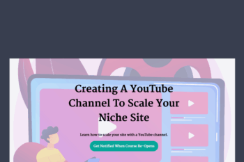 YouTube for Niche Sites 2023  -  Shawna Newman