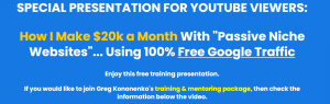 Greg Kononenko's - Caffeinated Niche Profits
