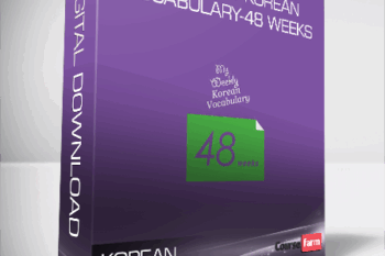 KOREAN – My Weekly Korean Vocabulary-48 Weeks