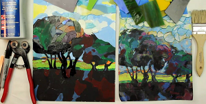 Carol Shelkin - Impressionism in Mosaic Art using Stained Glass with Carol Shelkin