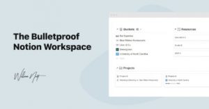 The Bulletproof Notion Workspace