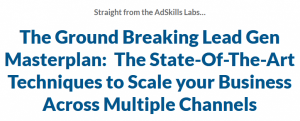 Adskill - Lead Generation Workshop Recordings