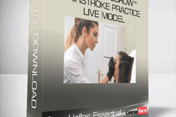 Dora Hollos Essential – Genuine Eyebrow™ Hairstroke Practice Live Model