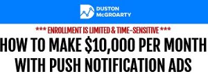 Duston McGroarty - The Push Notification Ads Masterclass