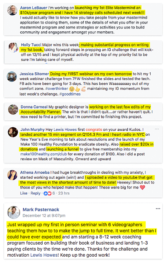 More Inner Circle testimonials.