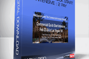 Commercial Quick Start Intensive : 2 Pay – EARLY BIRD