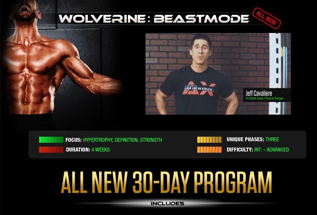 Jeff Cavaliere - Athlean NXT Wolverine: Beast Mode