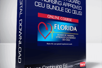 Nurse Continuing Ed – 2020 Florida Board of Nursing Approved CEU Bundle (30 CEUs)