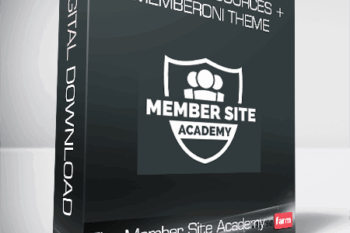 The Member Site Academy – Exclusive Resources + Memberoni Theme