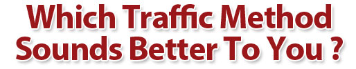 which_method Which Traffic Method Sounds Better to You?